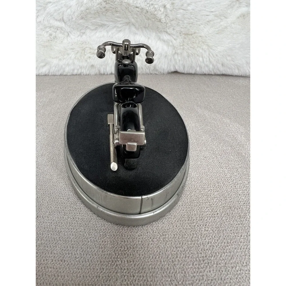 Collectible Vintage Fossil Limited Edition Motorcycle Desk Clock